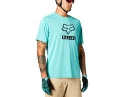 Fox Ranger SS Jersey Teal Block LG